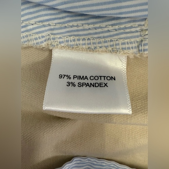 Peter Millar Men’s Khaki Pilot Twill Shorts - Size 42 - Picture 7 of 8